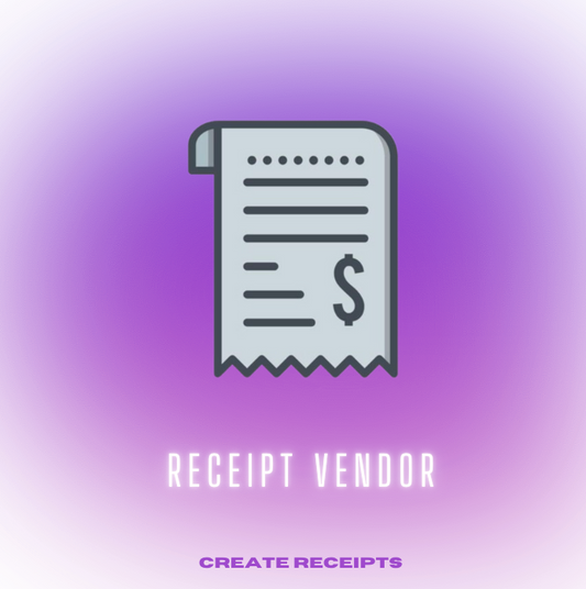 RECEIPT VENDOR